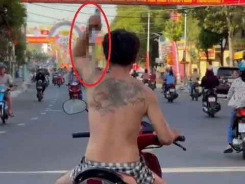 Kết quả ma túy người đàn ông chạy xe máy "múa" rựa gây náo loạn đường phố