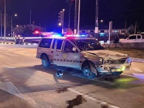 Xe cứu thương không chở bệnh nhân vượt đèn đỏ gây tai nạn khiến một phụ nữ tử vong, hiện trường ám ảnh