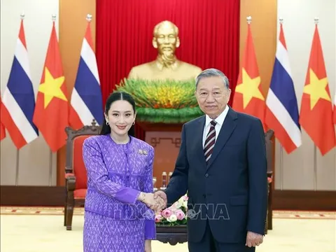 Tổng Bí thư Tô Lâm tiếp Thủ tướng Thái Lan Paetongtarn Shinawatra