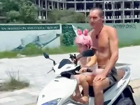 Làm rõ đoạn clip khách nước ngoài chạy xe buông tay, để em bé cầm lái ở Phú Quốc