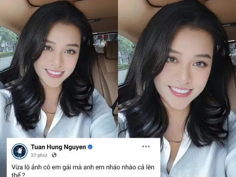 Tuấn Hưng bất ngờ khoe ảnh "em gái" khiến dân tình "nháo nhào", nhiều sao nam đã có vợ vẫn vào khen xinh