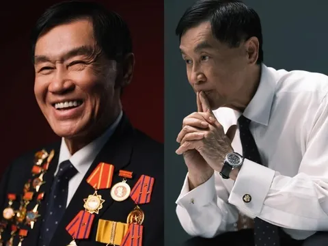 Em chồng Tăng Thanh Hà khoe loạt ảnh của bố tỷ phú, vẻ ngoài điển trai hưởng trọn gen của "vua hàng hiệu"