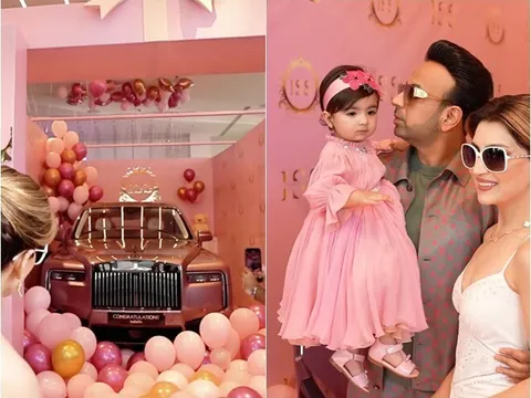 Bé gái 1 tuổi sở hữu Rolls-Royce 18 tỷ gây tranh cãi, danh tính người tặng rất quen thuộc