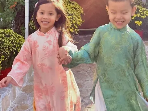 Cặp song sinh nhà Hồ Ngọc Hà có năng khiếu nghệ thuật từ bé: Leon đánh đàn cực nghệ, Lisa thần thái siêu mẫu