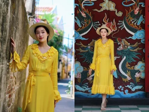 Hoa hậu Khánh Vân đi đâu cũng có ông xã hơn 17 tuổi hộ tống, lâu lâu được chồng hôn liền hí hửng ra mặt