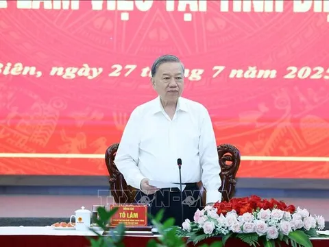 Tổng Bí thư Tô Lâm: Tinh thần 'Điện Biên Phủ' phải tiếp tục được thắp lên như một mệnh lệnh phát triển