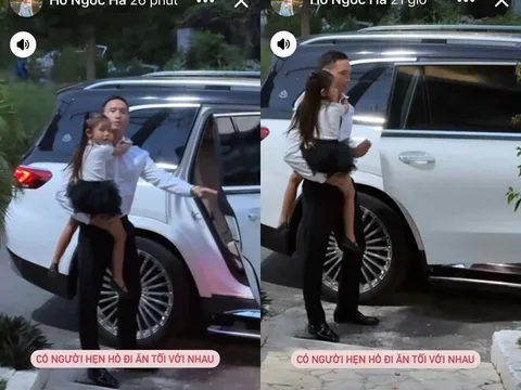 Con gái duy nhất của Hồ Ngọc Hà được bố Việt kiều đối xử như công chúa, bồng bế ra tận xe đi hẹn hò riêng