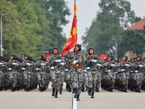 Cập nhật: Không khí náo nức trước giờ tổng hợp luyện diễu binh, diễu hành lần 1 A80