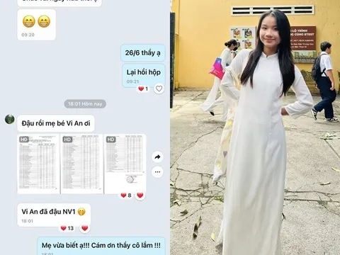 Con gái MC Thành Trung nhập học trường THPT hơn 100 tuổi, nằm trong top điểm chuẩn lớp 10 cao nhất ở TP.HCM