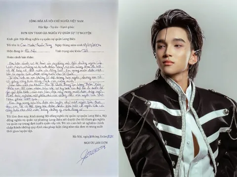 Ca sĩ Gen Z viết đơn tình nguyện nhập ngũ: Từng bí ẩn với chiếc mặt nạ Hoàng Tử Drill, là sao nhí đình đám một thời