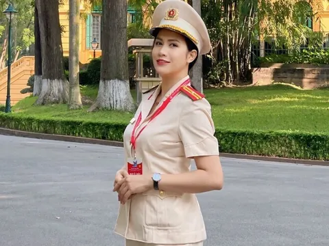 Thiếu tá Công an đối đầu Phương Oanh gây bão: Ngoài đời làm mẹ trẻ đẹp, sinh 2 con hệt chồng cùng ngành