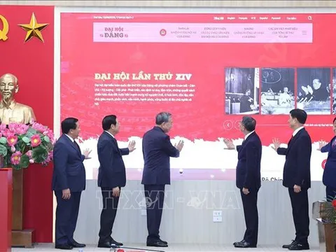 Tổng Bí thư Tô Lâm dự Lễ khai trương Trang thông tin điện tử 'Đảng Cộng sản Việt Nam - Đại hội XIV'