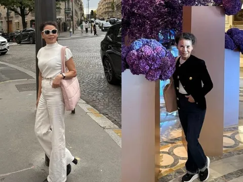 Mẹ Hồ Ngọc Hà thân thiết với bà sui người Thụy Điển như chị em ruột, nhan sắc như không tuổi dù đã U70