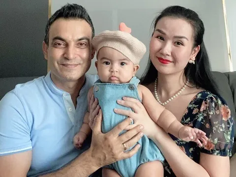 Có bầu với doanh nhân Ấn Độ, Võ Hạ Trâm sướng cười suốt cả ngày, em bé chào đời quá đáng yêu