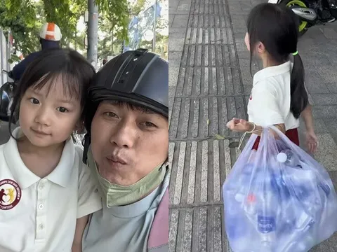 Con gái của Quách Ngọc Tuyên và vợ kém 16 tuổi đi nhặt ve chai 10 ngày liền để mang đến trường quốc tế