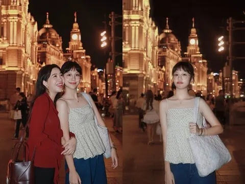 Sao Việt 24h: MC Diệp Chi cùng con gái đến Thượng Hải, ái nữ 13 tuổi dáng chuẩn như người mẫu, nhìn như em gái của mẹ