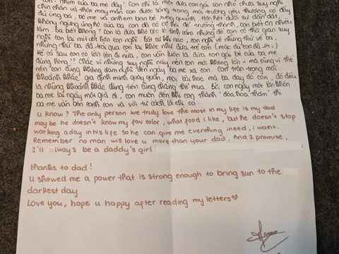 Con gái Hồng Đăng gây chú ý với bức thư tay gửi bố, ái nữ tuổi dậy thì được khen ra dáng Hoa hậu, sống tình cảm