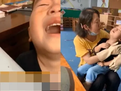 Bé trai 5 tuổi khóc ngất ở trường, nguyên nhân từ bức tranh cô giáo vẽ