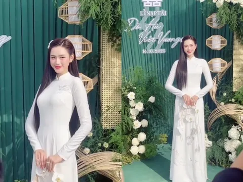 Mẹ chồng hào môn của Đỗ Thị Hà trao con dâu sính lễ "khủng", bà ngoại tặng vàng mừng cho cháu gái