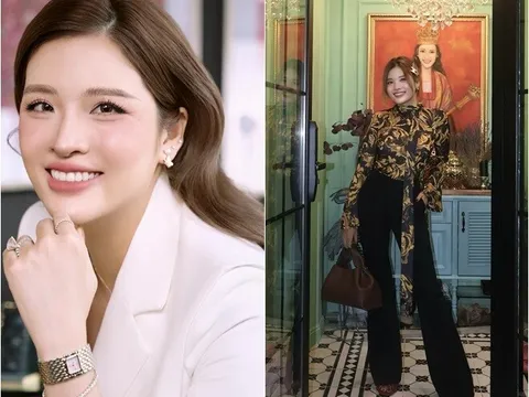 Hoa hậu kiêm BTV xinh đẹp cắm hoa bắp cải rực rỡ cả góc nhà không ngờ khiến nhiều người trầm trồ