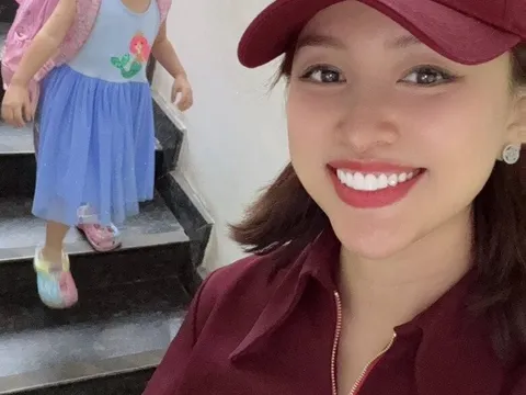 Diễn viên Nhật Ký Vàng Anh Vân Hugo choáng khi con đi học về được cô giáo tết kiểu tóc vừa đẹp vừa sáng tạo