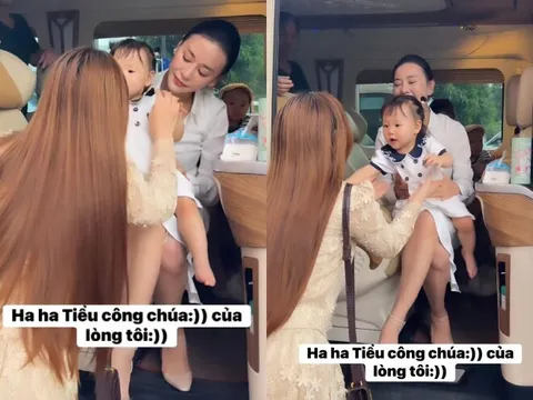 Phương Oanh lộ diện giữa ồn ào, ngồi xế hộp đưa cặp song sinh đi chơi