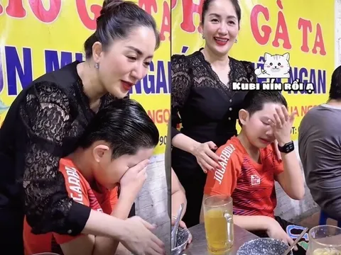 Con trai Phan Hiển 10 tuổi cao gần 1m6, bật khóc tự ái vì mẹ Khánh Thi ngay sau khi đoạt 8 HCV