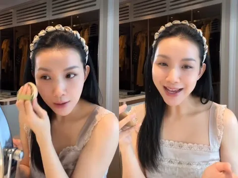 Hoa hậu Thùy Lâm sinh 2 con cao vống như bản sao của chồng Tiến sĩ, thừa nhận không trẻ "tự nhiên" ở tuổi U40