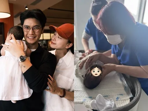 Con gái Ngô Thanh Vân mới 3 tháng đã "tốt tóc" giống bố, nữ đạo diễn U50 thấy ái nữ lớn quá nhanh