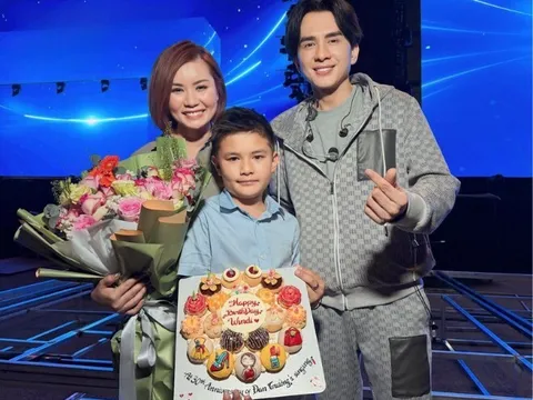 Đan Trường mừng sinh nhật vợ cũ, khoác tay nhau như một gia đình bảo sao được khuyên "nối lại tình xưa"