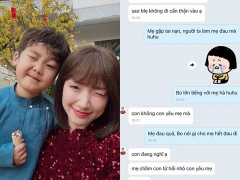Sao Việt 24h: Hòa Minzy xúc động trước tin nhắn "mắng yêu" của con trai 6 tuổi, Pha Lê vào bình luận bị chê kém duyên