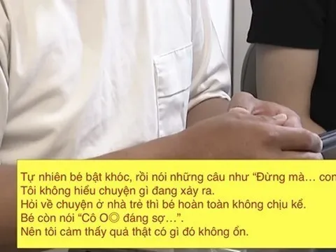 Con đi nhà trẻ về luôn nói "Cô giáo đáng sợ quá", ông bố Nhật lén đặt máy ghi âm vào cặp của bé thì nghe được điều đau lòng