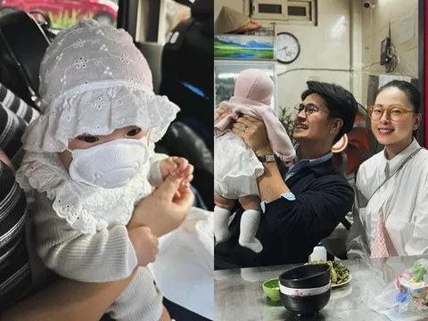 Sao Việt 24h: Ngô Thanh Vân - Huy Trần hiếm hoi khoe nửa gương mặt của con gái, bé Gạo có đôi mắt giống hệt mẹ