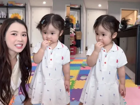 Con gái lai Hàn của Sam ăn uống tiết kiệm, chào đời trong "bọc điều" nay ngoại hình xinh xắn như mẹ