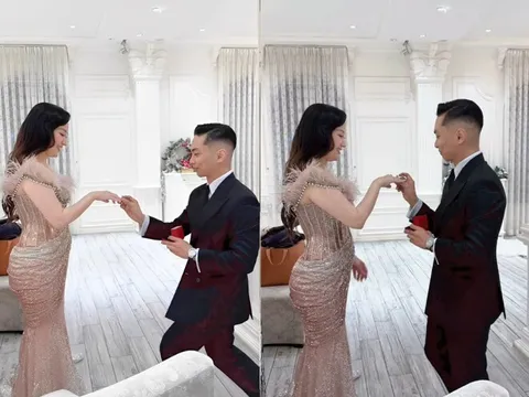 Phan Hiển lại "cầu hôn" Khánh Thi bằng nhẫn kim cương, vợ chồng có 3 con vẫn tình như mới cưới