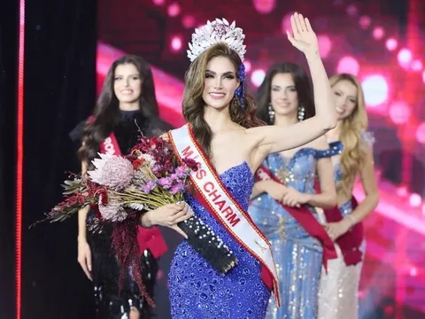 Mỹ nhân "vượt mặt" Mai Ngô đăng quang Miss Charm 2025: Cao 1m82, camera thường khiến nhiều người ngỡ ngàng