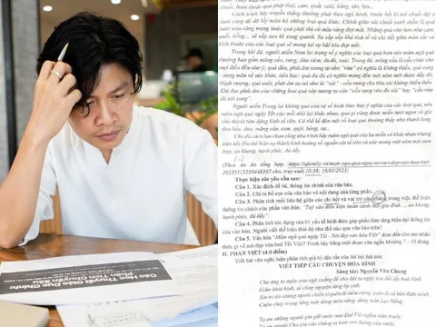 Ca khúc "Viết tiếp câu chuyện hòa bình" vào đề thi lớp 11, nhạc sĩ Nguyễn Văn Chung phải vội đính chính một điều