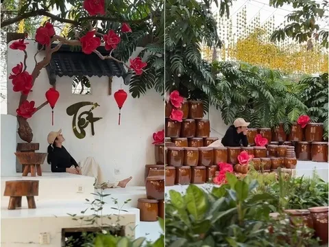 Chưa đến Tết, cơ ngơi 50.000m2 của Vân Trang ở Đồng Tháp đã siêu lung linh: Nữ đại gia leo trèo, "xào" lại đồ cũ