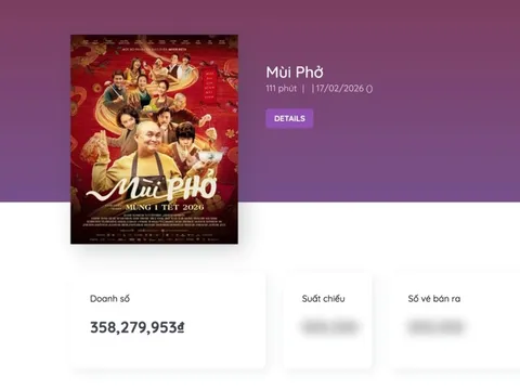 Mùi Phở thu về 358 triệu đồng sau 24 giờ mở bán vé sớm, "áp sát ngôi vương" trong cuộc đua doanh thu