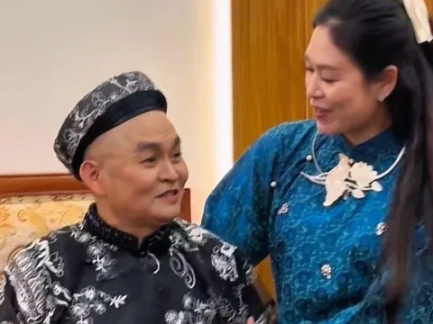 "Con gái" Xuân Hinh vui sướng khi nhận lì xì: Từng nghỉ diễn 20 năm sau vai "để đời", được chồng chiều hết mực