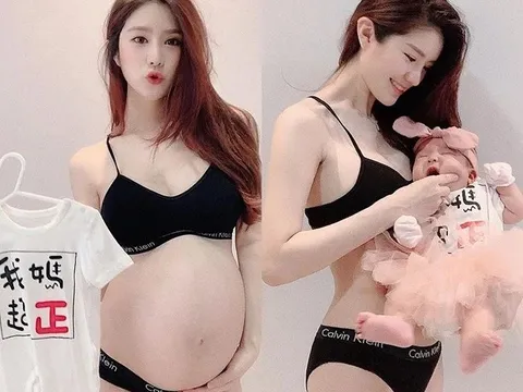 Hot girl tiếp viên hàng không nghiện đẻ, vừa sinh 3 lần liên tiếp đã mang bầu con thứ 4, đẹp nõn nà không chỗ chê