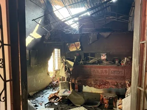 Hiện trường vụ hỏa hoạn Gia Lai: Lửa thiêu rụi tài sản, hai trẻ nhỏ tử vong thương tâm