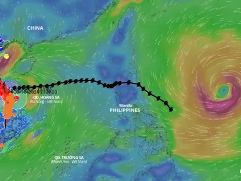 Tin mới nhất về cơn bão ngoài khơi vùng biển Philippines, có khả năng tiếp cận biển Đông