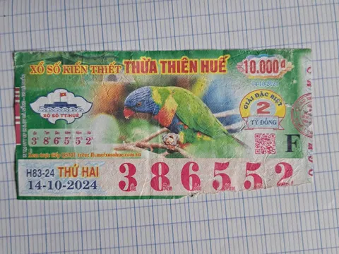 Vụ vé số trúng 2 tỷ đồng bị từ chối trả thưởng ở Huế: Số phận tờ vé số đến nay thế nào?
