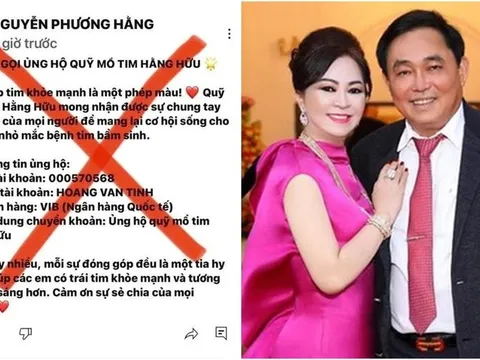 Mạo danh CEO Nguyễn Phương Hằng để kêu gọi ủng hộ cho quỹ mổ tim Hằng Hữu