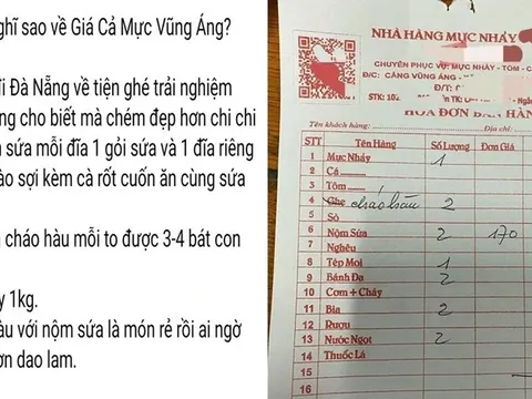 Chủ quán mực nhảy Vũng Áng trần tình khi bị khách nói "chém đẹp hơn dao lam"