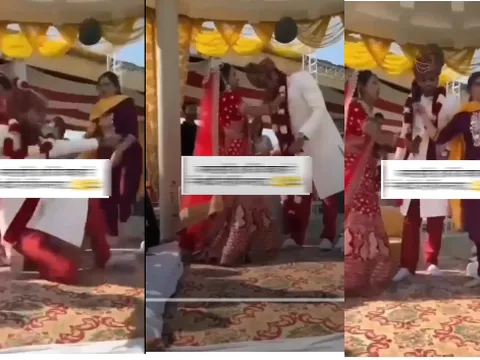 Clip: Chú rể được bạn gái cũ "tặng" ngay cú xông phi trên lễ đường, quan viên hai họ bật ngửa