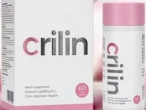 Cục An toàn thực phẩm "tuýt còi" Viên trinh nữ hoàng cung Crilin women Health của Công ty Thiên Dược vi phạm quảng cáo thổi phồng công dụng