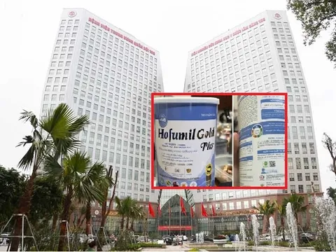 Sữa Hofumil Gold Plus giả được trúng thầu vào Bệnh viện 108 với hồ sơ đầy đủ, từ nguồn gốc, giấy phép, đến phiếu kiểm định chất lượng