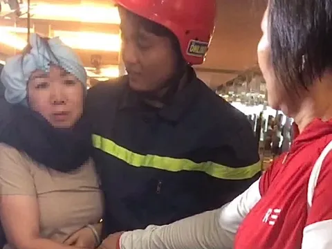 Trấn an, giải cứu thành công người phụ nữ mắc kẹt trong thang máy phòng gym